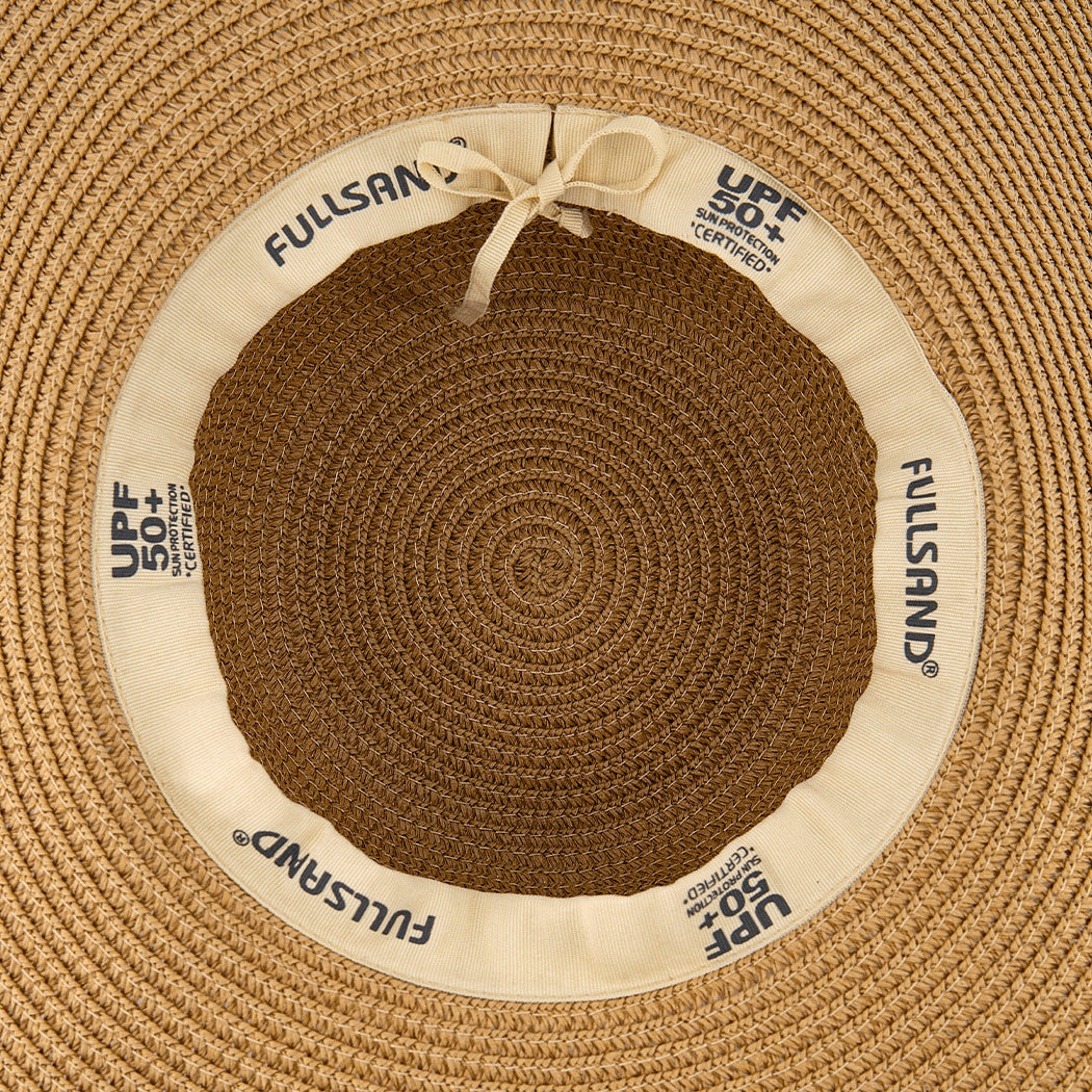 FULLSAND Sombrero Solano Mujer Con Protección Solar Certificada.