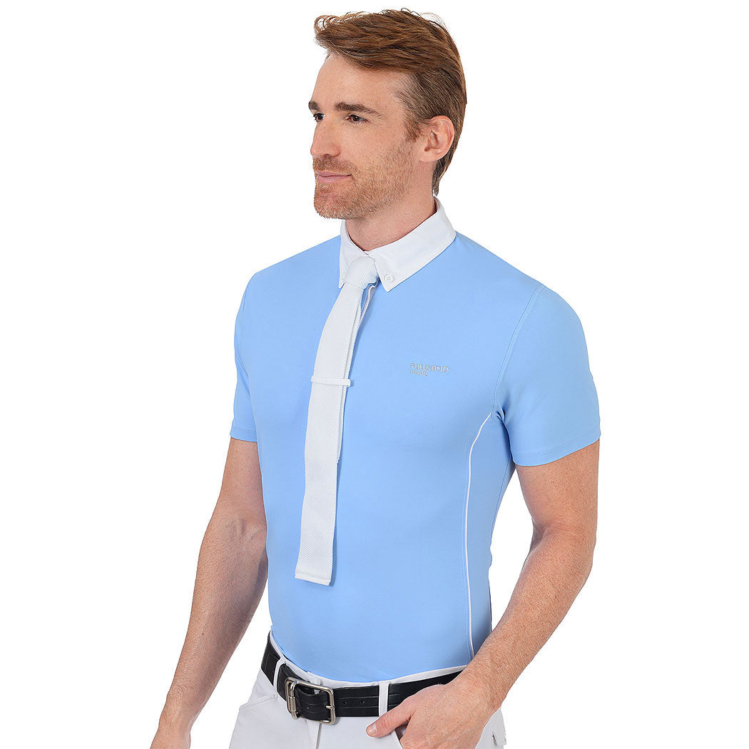 FULLSAND EQUS Polo Azul Claro De Hombre Para Concurso Con UPF 50+