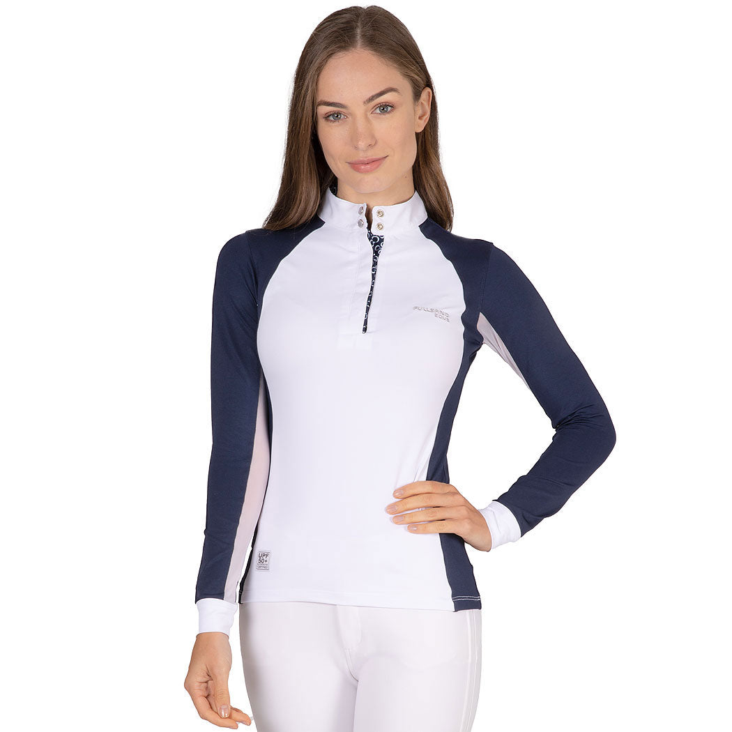 FULLSAND EQUS Polo Marino De Mujer Para Concurso Con UPF 50+