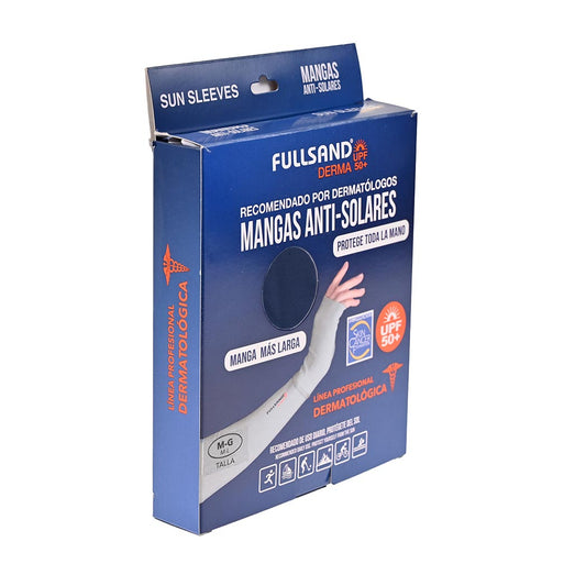FULLSAND DERMA Unisex Long Sleeve Sunscreen Sleeves with Cuffs and Certified Sun Protection. 