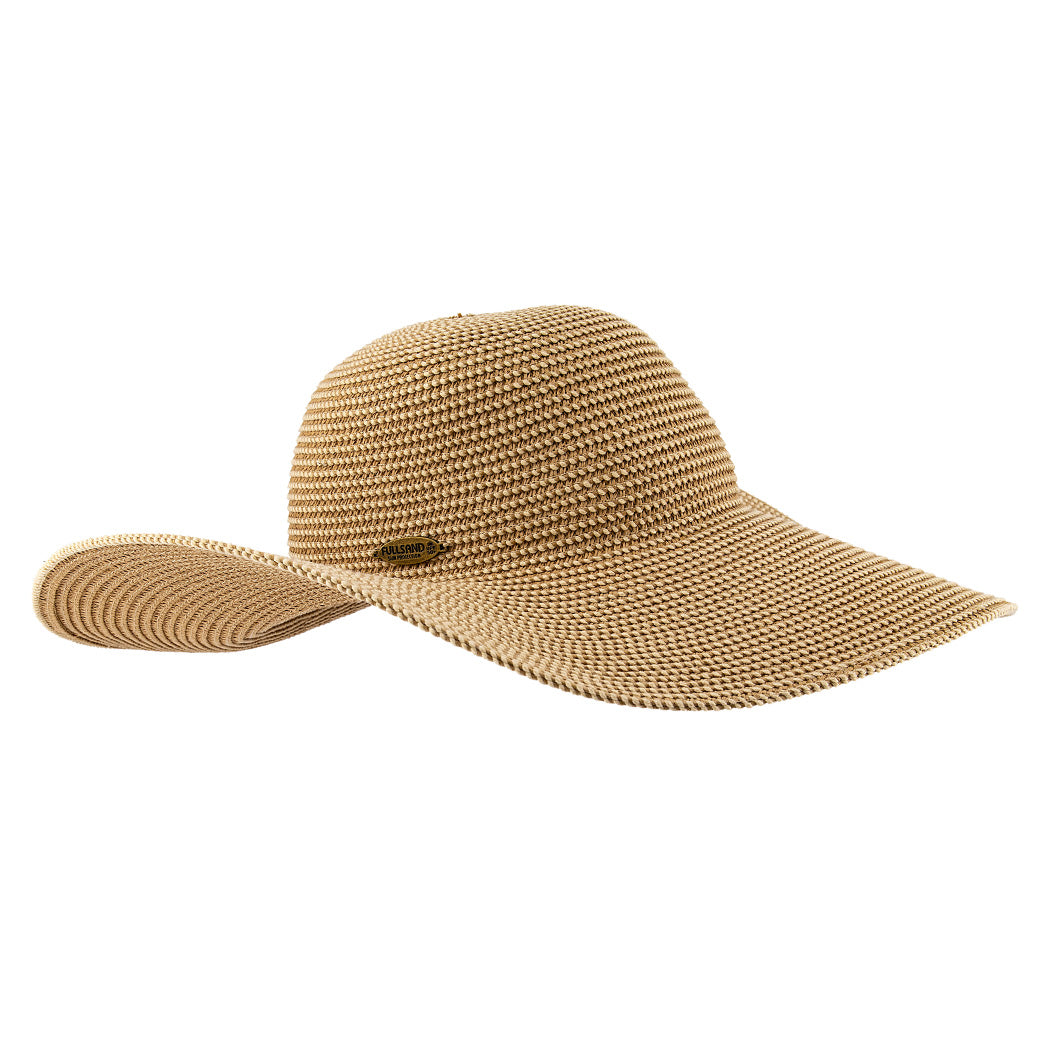 FULLSAND Sombrero Solano Mujer Con Protección Solar Certificada.