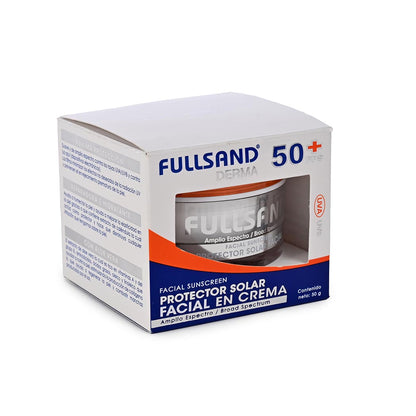 FULLSAND Derma Protector Solar Facial En Crema FPS 50+, Protección Solar Certificada 50 G.