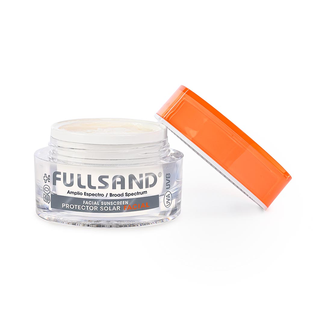 FULLSAND Derma Protector Solar Facial En Crema FPS 50+, Protección Solar Certificada 50 G.