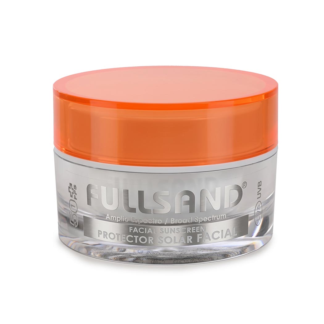 FULLSAND Derma Protector Solar Facial En Crema FPS 50+, Protección Solar Certificada 50 G.