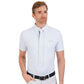Fullsand Equs Men's White Navy Competition Polo With UPF 50+