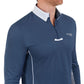 Fullsand Equs Men's Steel Blue Competition Polo With UPF 50+