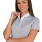 Fullsand Equs Women's Light Gray Competition Polo With UPF 50+