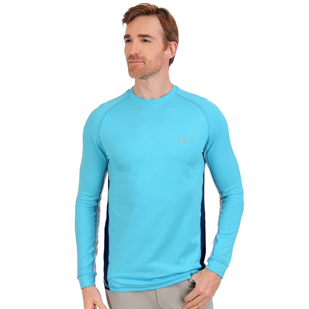 Fullsand Equs Playera Aqua De Hombre Para Entrenamiento Con UPF 50+