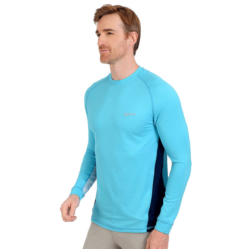 Fullsand Equs Playera Aqua De Hombre Para Entrenamiento Con UPF 50+